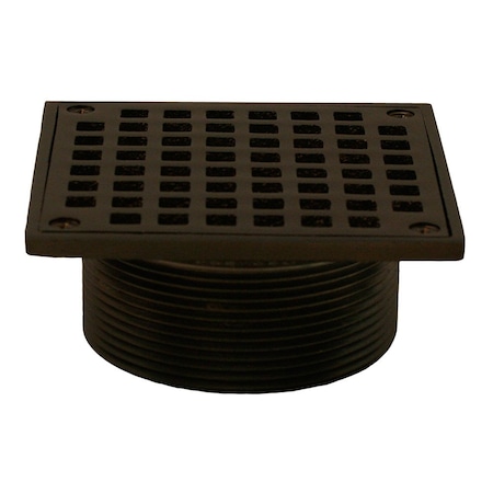 Jones Stephens Oil Rubbed Bronze 3-1/2in. Metal Spud with 5in. Square Strainer D6096RB